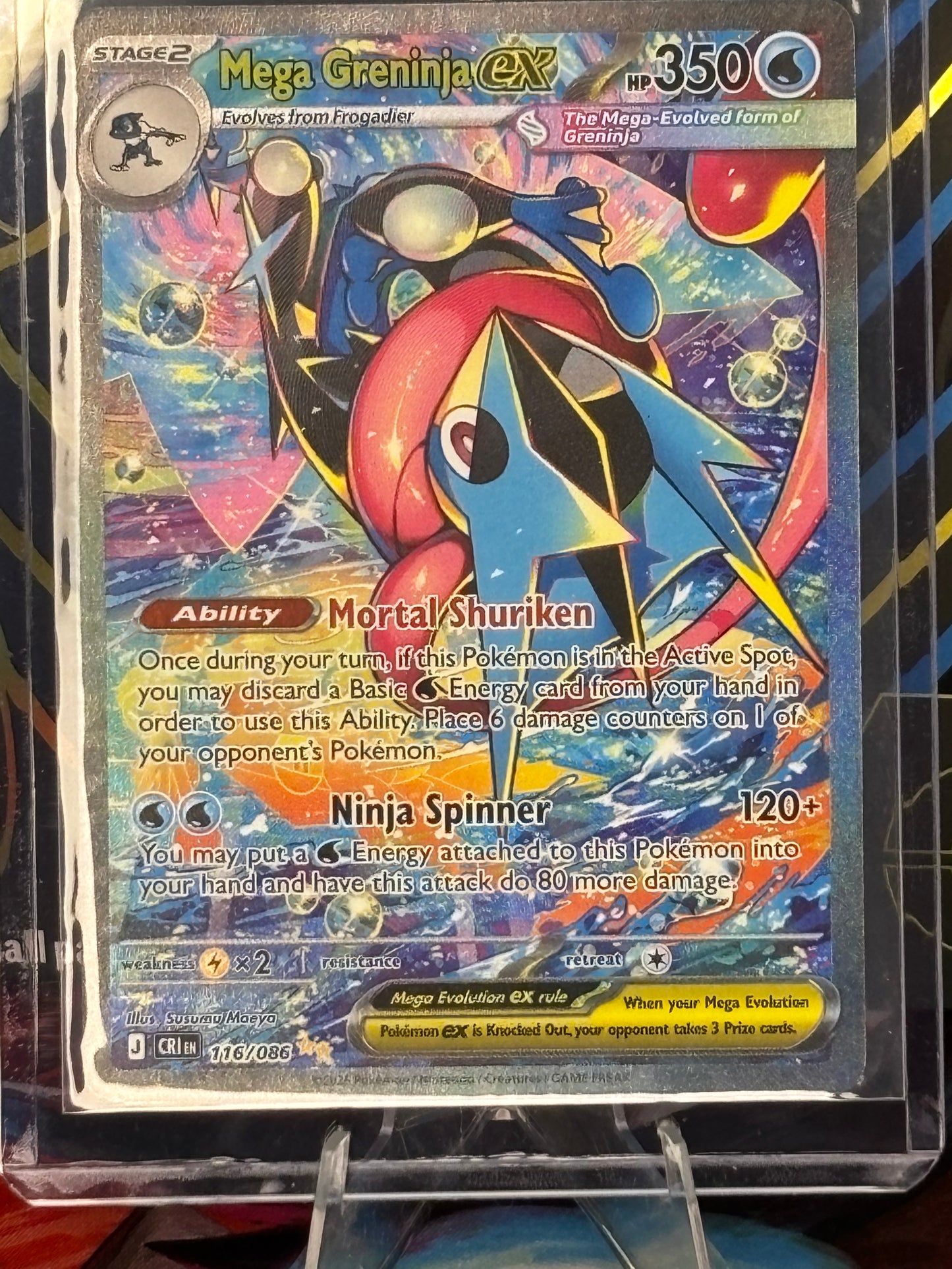 Mega Greninja EX 116/86